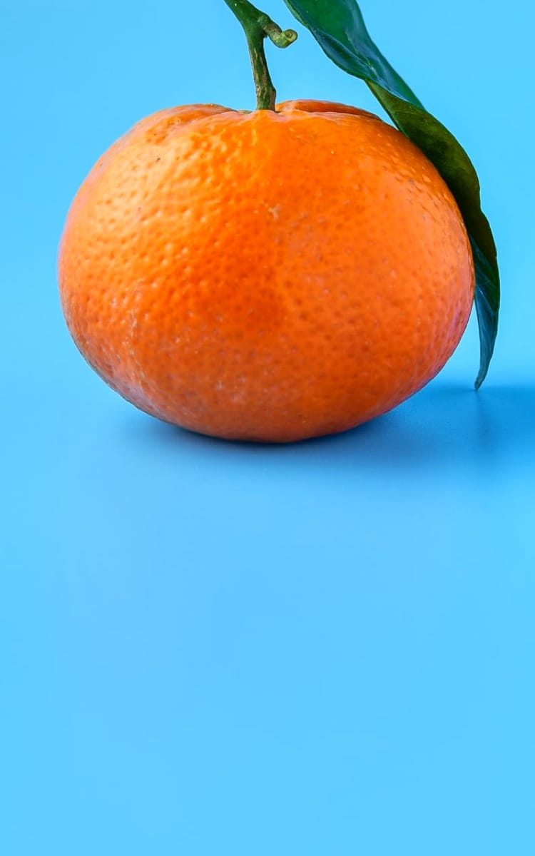 imagen de fondo de una mandarina